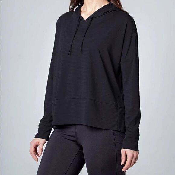 MONDETTA RIBBED Ladies PERFORMANCE HOODIE PULLOVER - Picture 2 of 9